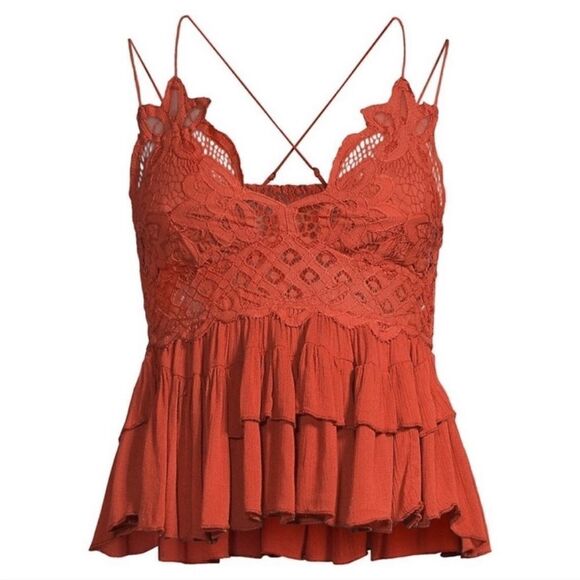 FREE People Adella Cami {TankTop} in Winding Roads: Size XSMALL: 0-2. NEW/NWT.  - Picture 3 of 7